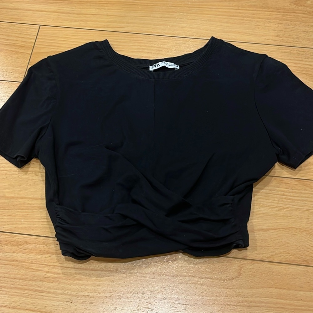 Crop top Zara shirt